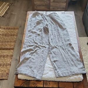 a new day Black and White Striped Wide Leg Pants